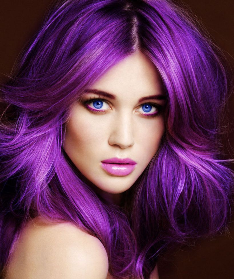 purple hair dye