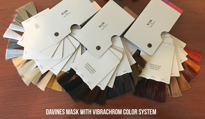 Davines Mask Colour Chart