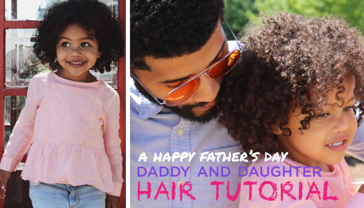 Daddy Daughter Hair Tutorial